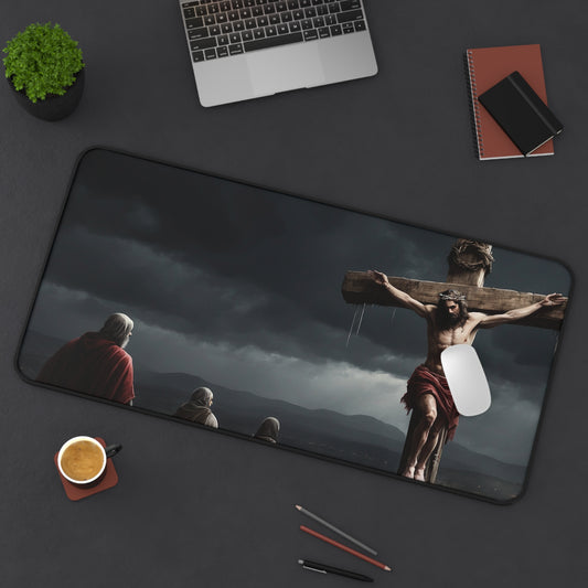 Crucifixion Mouse Pad - A Powerful Symbol of Faith and Sacrifice